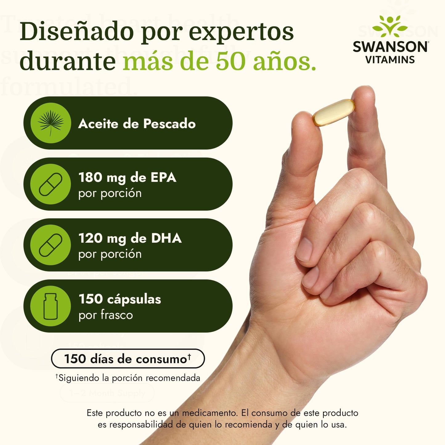Swanson Aceite de pescado con Omega-3 con sabor a limón, 150 geles blandos