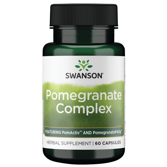 Swanson Suplemento de Extracto de granada estandarizado 250mg, 60 cápsulas