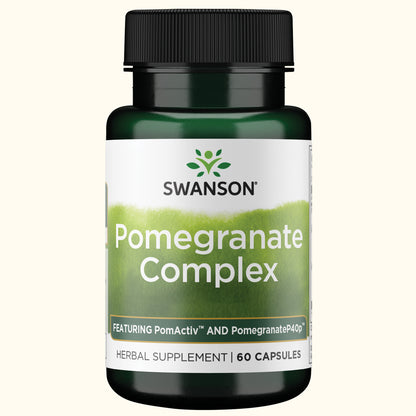 Swanson Suplemento de Extracto de granada estandarizado 250mg, 60 cápsulas