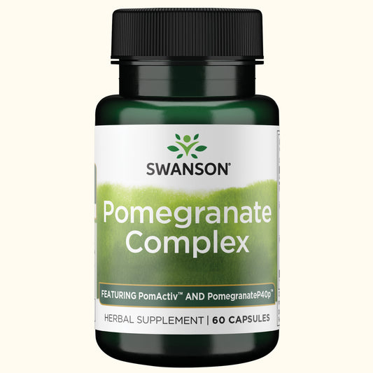 Swanson Suplemento de Extracto de granada estandarizado 250mg, 60 cápsulas