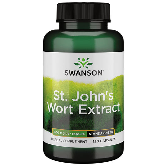 Swanson Suplemento de Extracto de hipérico estandarizado 300 mg, 120 cápsulas
