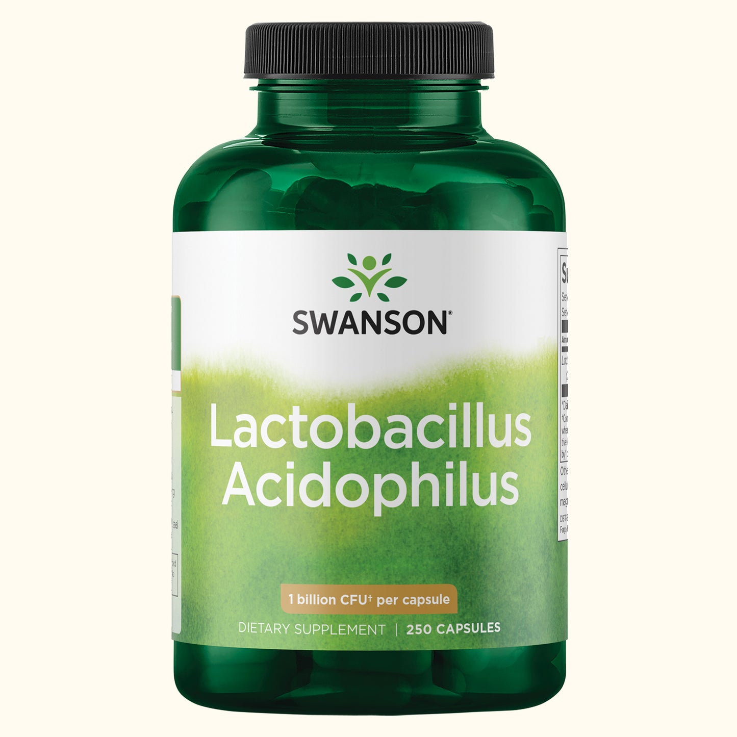 Swanson Premium Lactobacillus Acidófilo1 billon CFU, 250 cápsulas