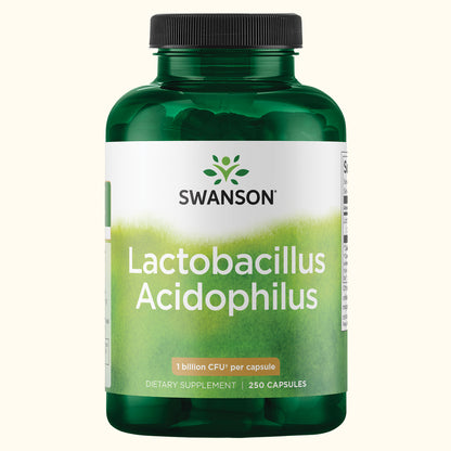 Swanson Premium Lactobacillus Acidófilo1 billon CFU, 250 cápsulas
