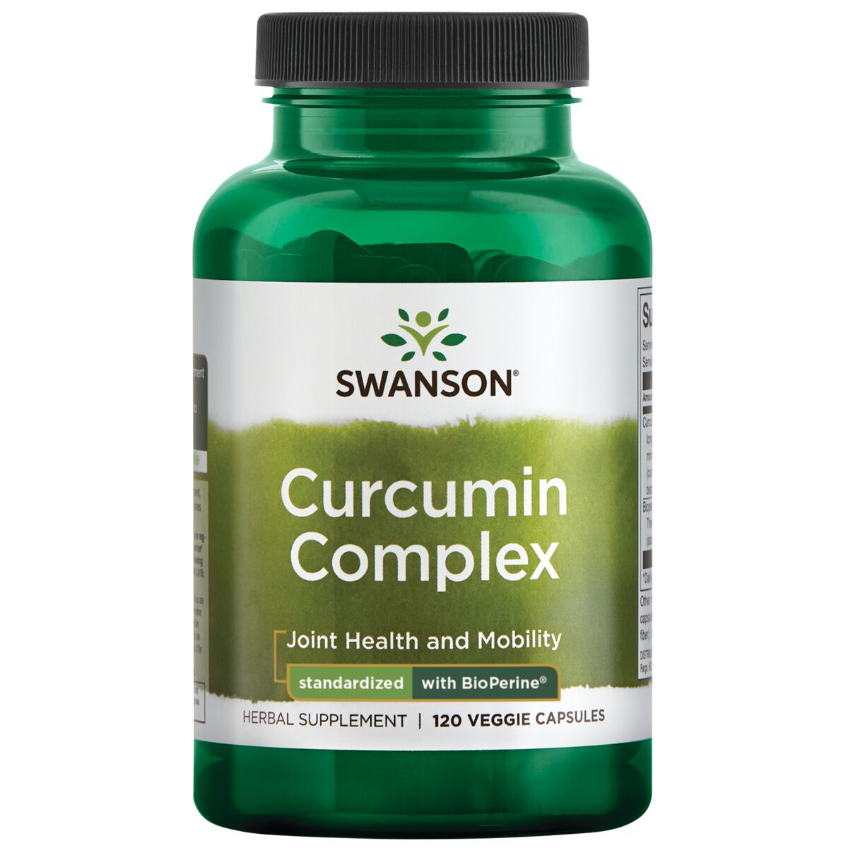 Swanson - Complejo de curcumina estandarizado con BioPerine 350 mg - 120 cápsulas