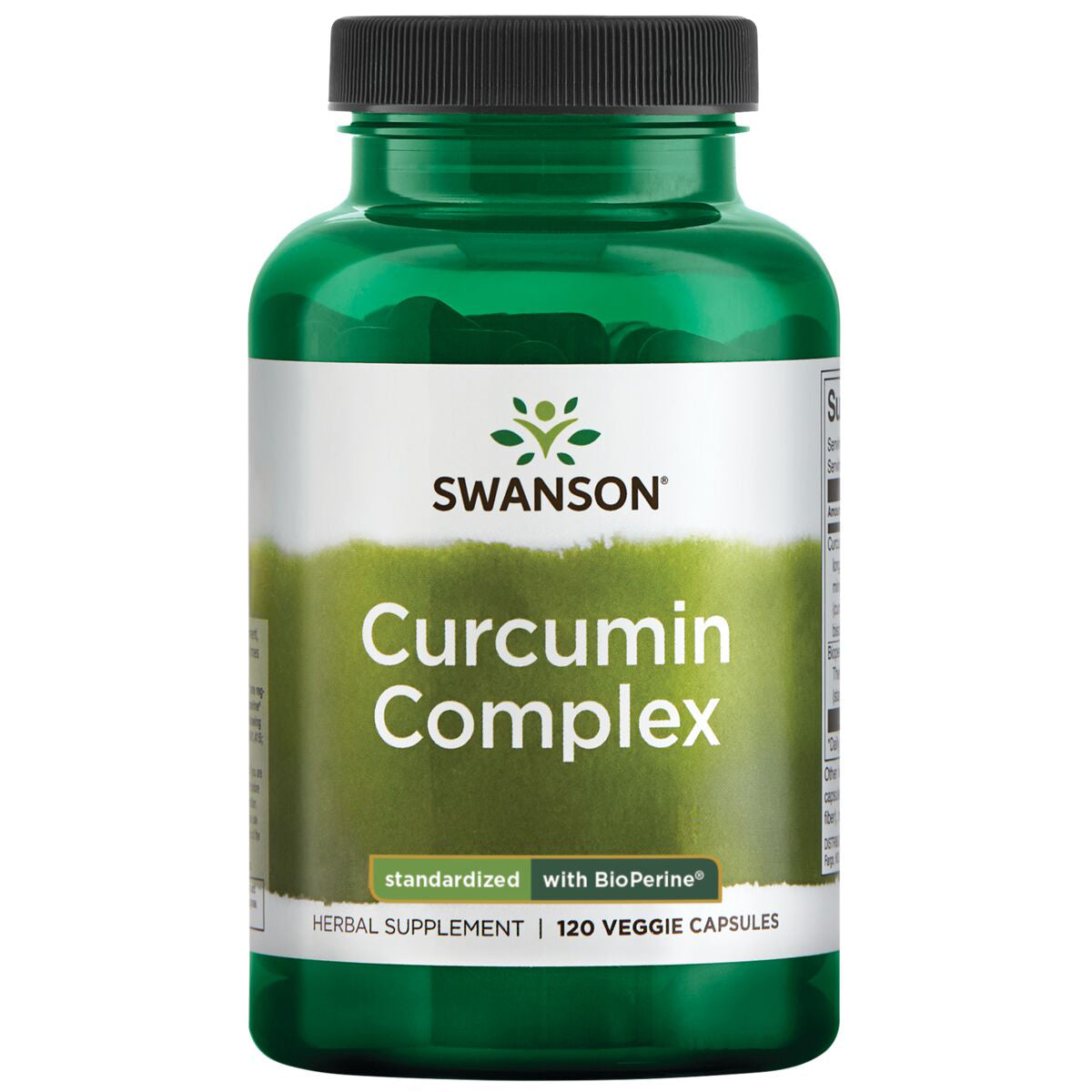 Swanson Complejo de curcumina estandarizado con BioPerine 350 mg, 120 cápsulas