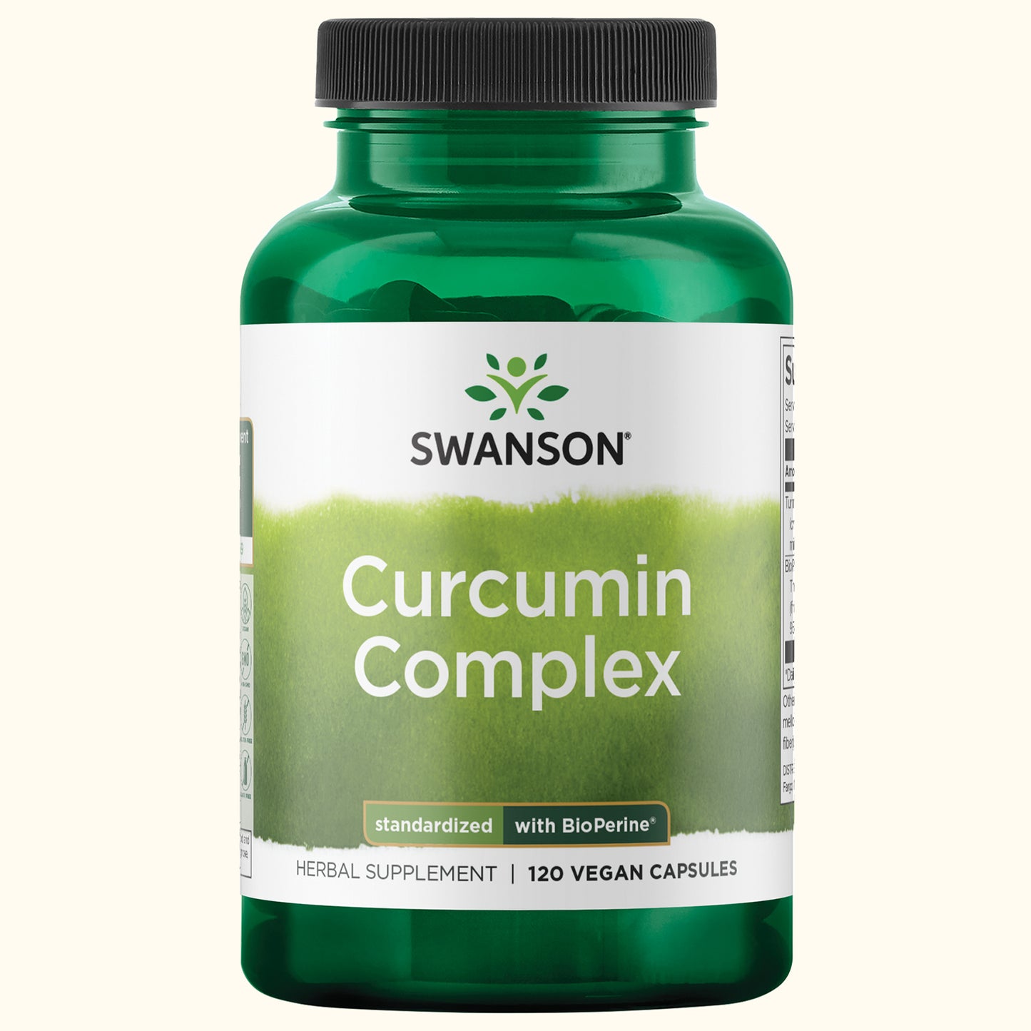 Swanson Complejo de curcumina estandarizado con BioPerine 350 mg, 120 cápsulas