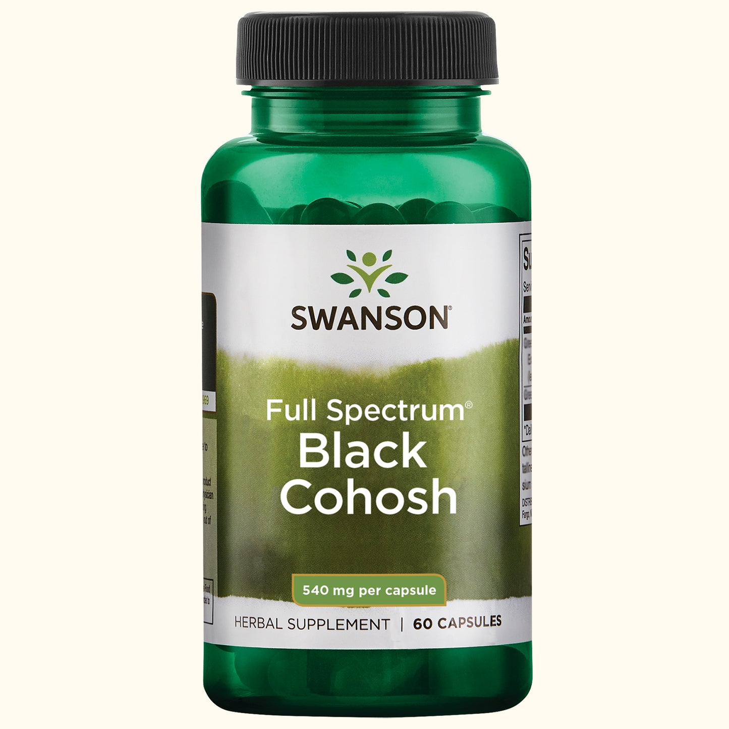 Swanson Suplemento de Cohosh Negro 540mg, 60 cápsulas