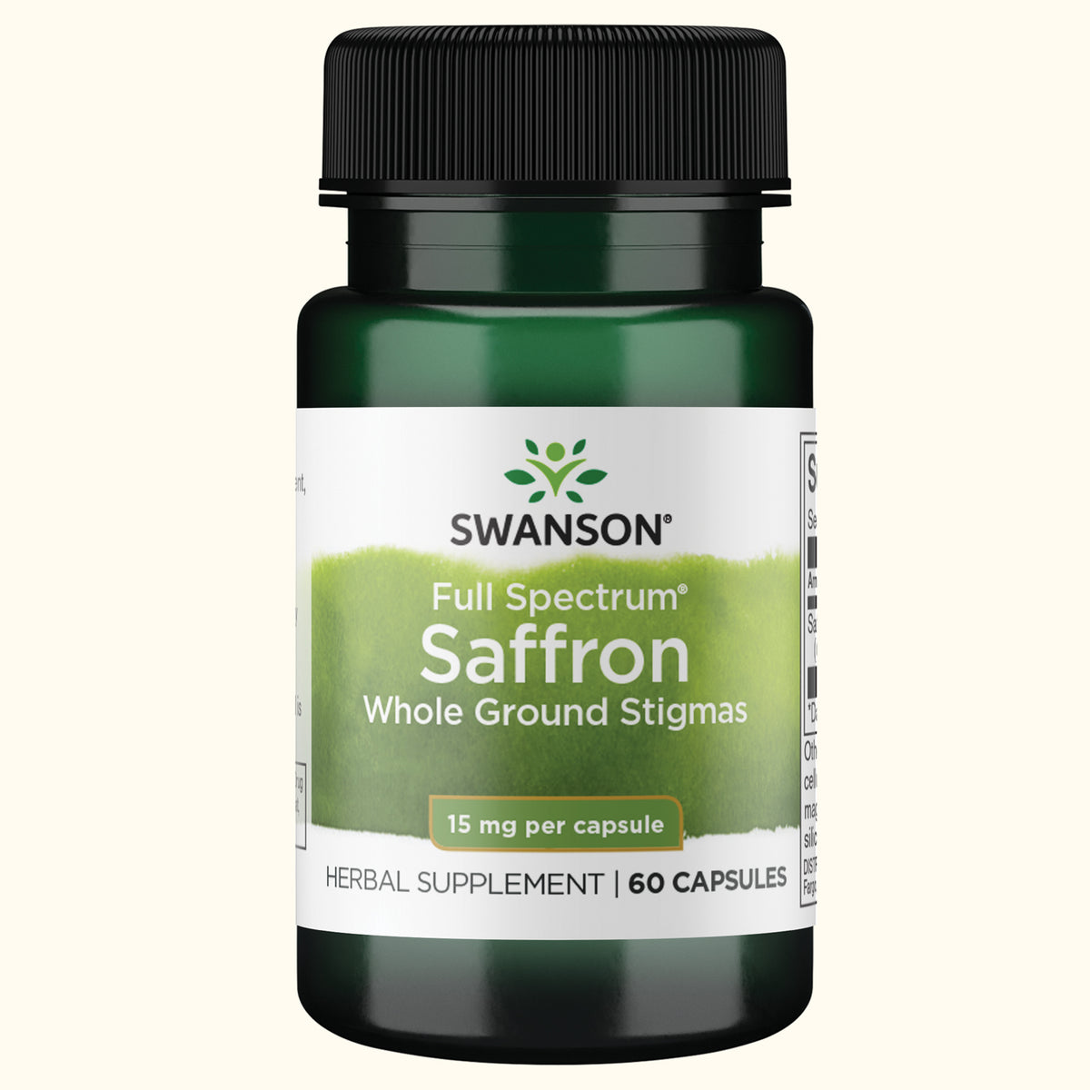 Swanson Suplemento de Azafrán Full Spectrum (estigmas integrales) 15 mg, 60 cápsulas