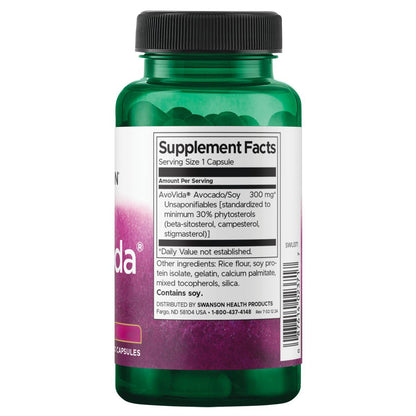 Swanson AvoVida de máxima resistencia 300 mg, 60 cápsulas