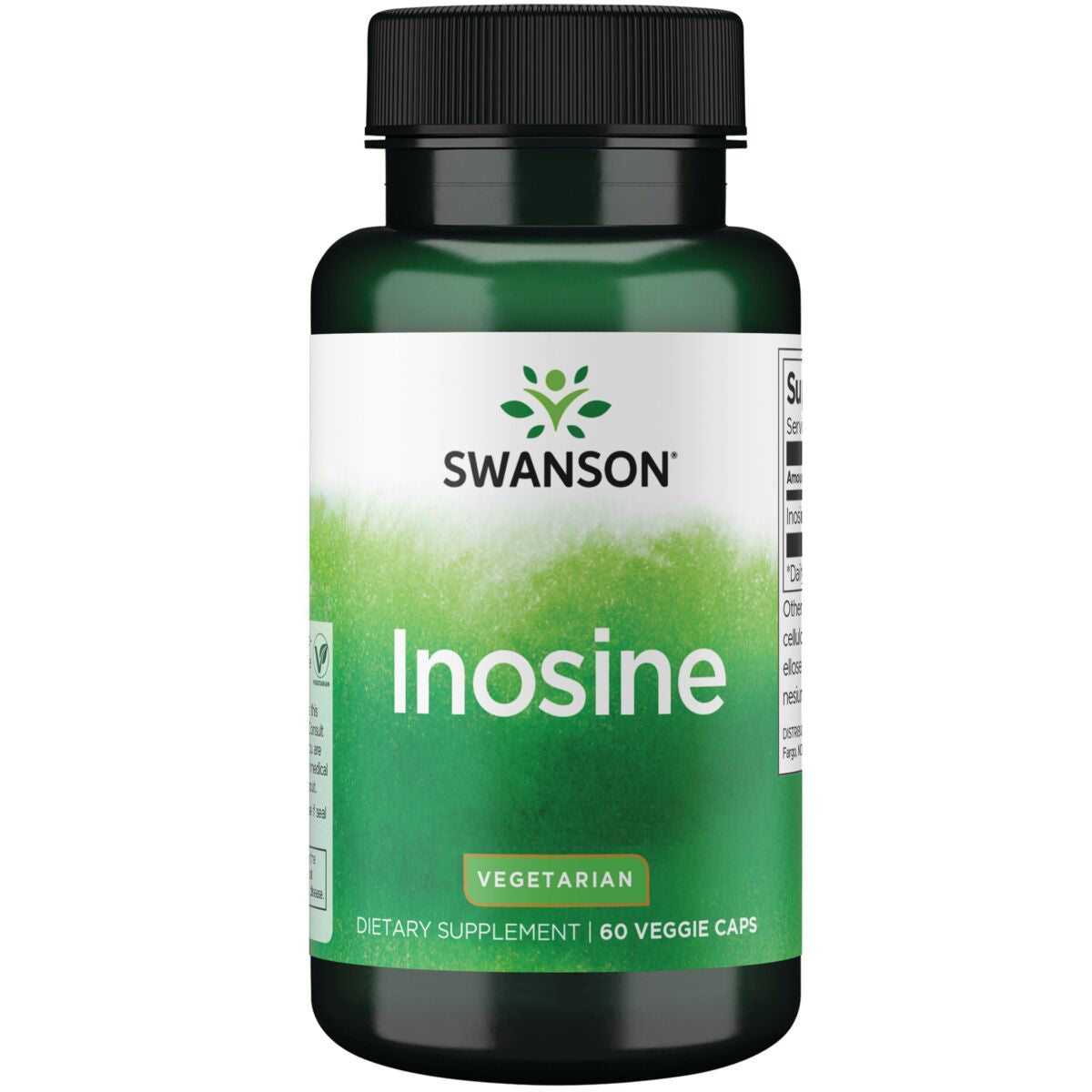 Swanson Suplemento de Inosina 500 mg, 60 cápsulas