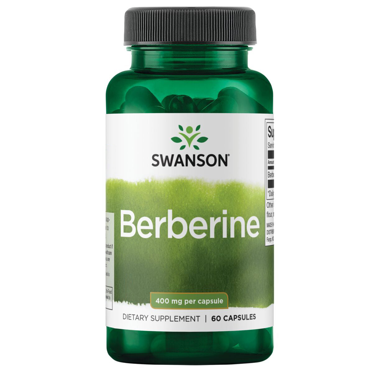 Swanson Suplemento de Berberina 400 mg, 60 Cápsulas