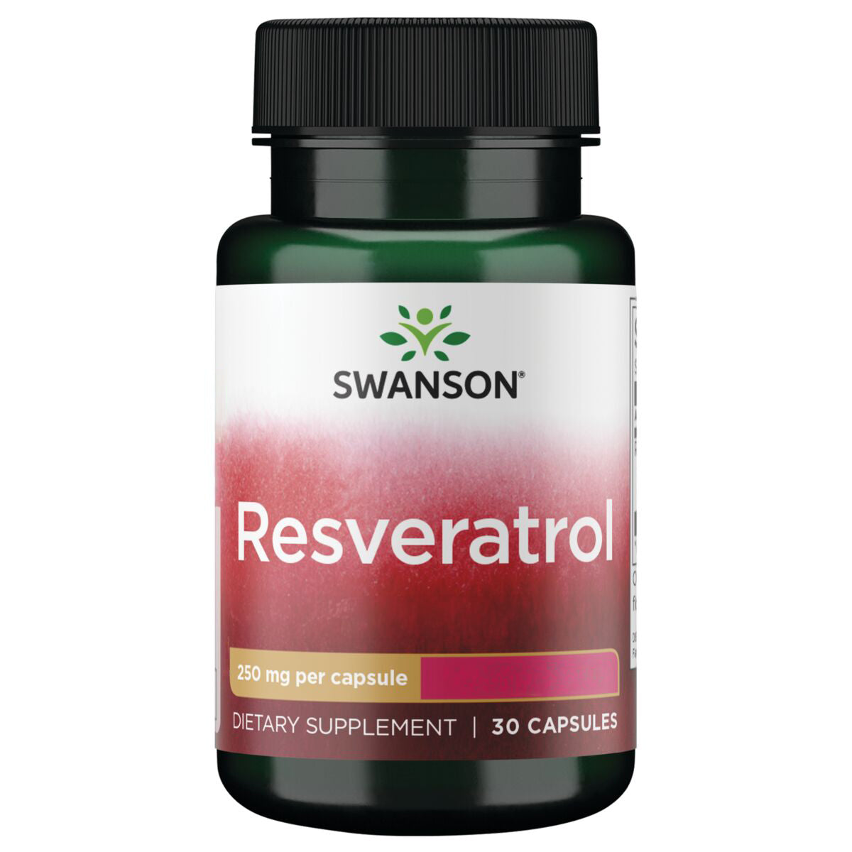 Swanson Suplemento de Resveratrol 250 mg, 30 cápsulas