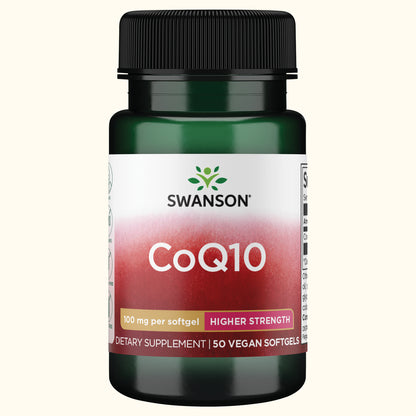 Swanson Suplemento de CoQ10 100mg, 50 cápsulas