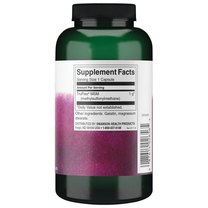 Swanson Ultra Suplemento de MSM 1000 mg, 240 cápsulas