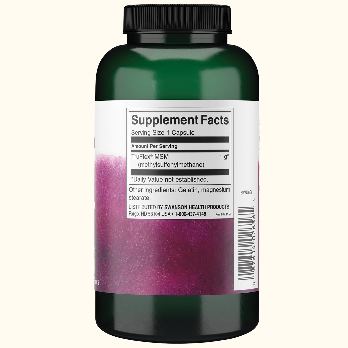 Swanson Ultra Suplemento de MSM 1000 mg, 240 cápsulas