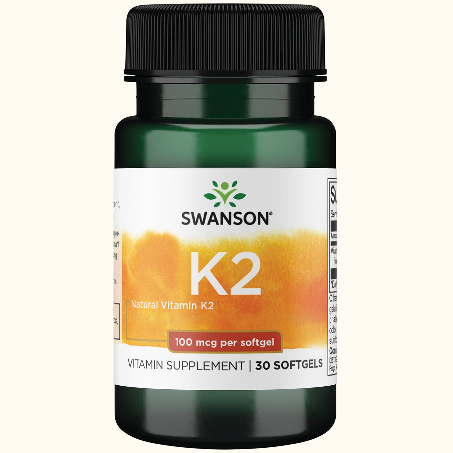 Swanson Vitamina K2 100mcg, 30 cápsulas