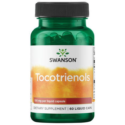 Swanson Suplemento de Tocotrienoles de Potencia Doble 100mg, 60 cápsulas