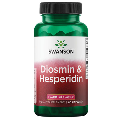 Swanson Suplemento de Diosmina/hesperidina DiosVein, 60 Cápsulas
