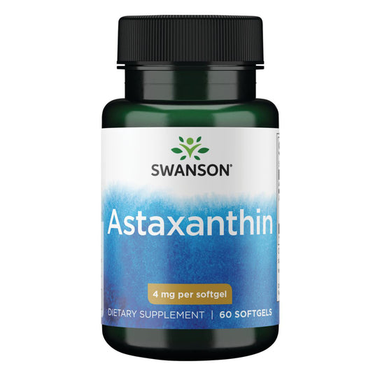 Swanson Suplemento de Astaxantina 4 mg, 60 cápsulas