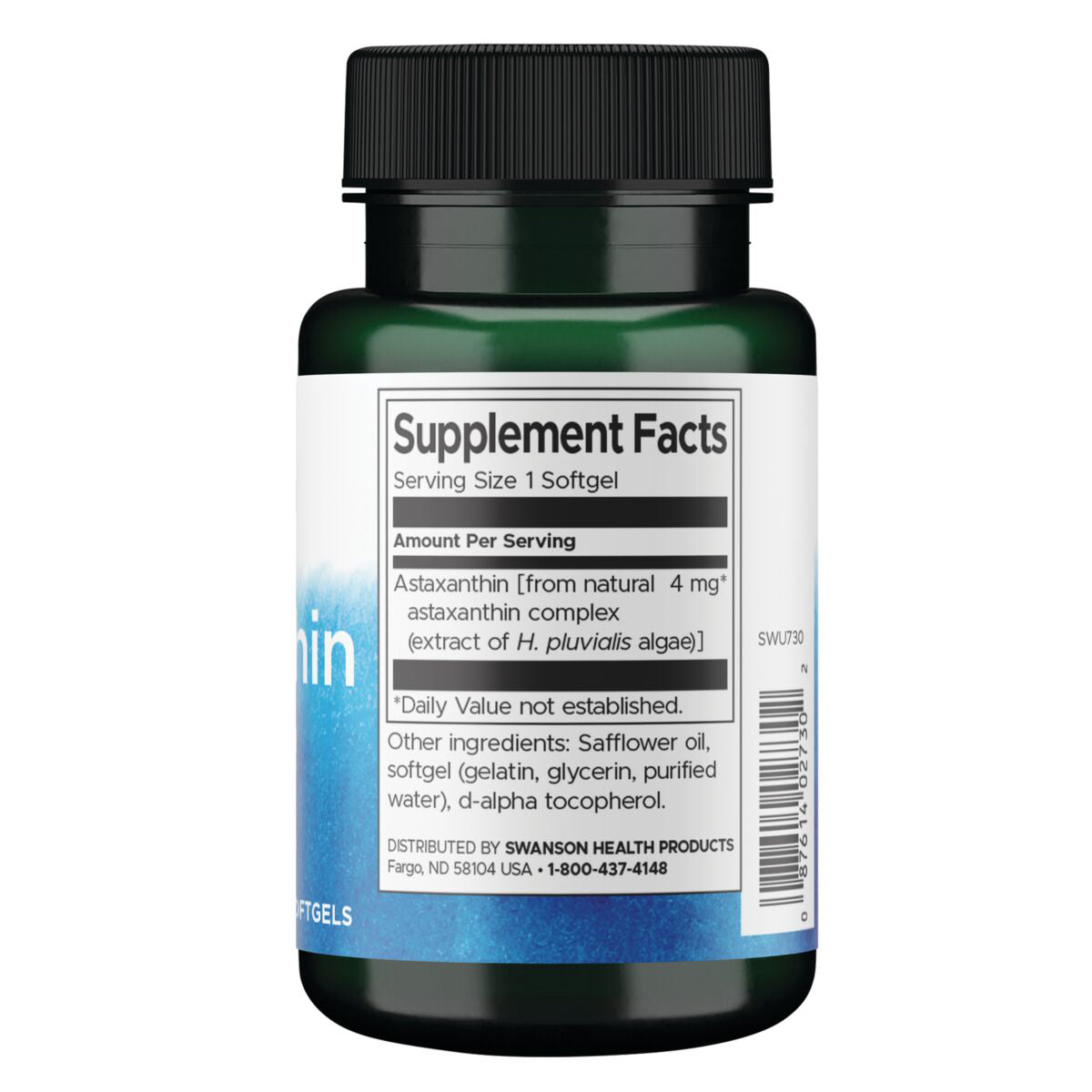 Swanson Suplemento deAstaxantina 4 mg, 60 cápsulas
