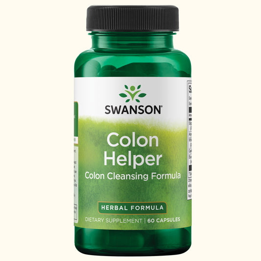 Swanson Suplemento Colon Helper, 60 cápsulas