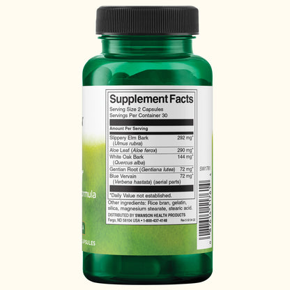 Swanson Suplemento Colon Helper, 60 cápsulas