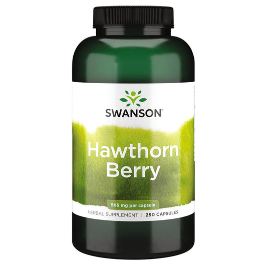 Swanson Suplemento de Bayas de Espino 565 mg, 250 Cápsulas