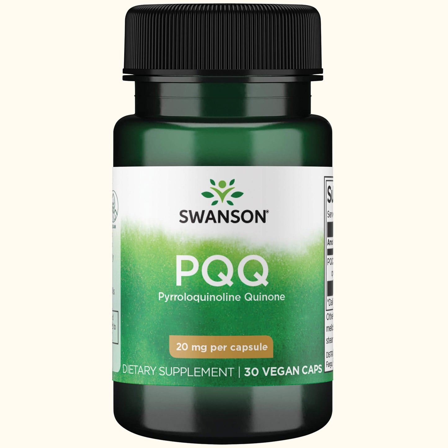 Swanson Suplemento PQQ (Pirroloquinolina Quinona) 20 mg, 30 Cápsulas