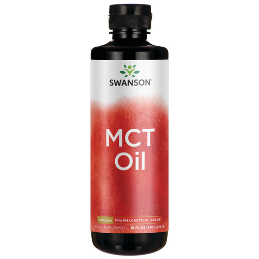 Swanson Suplemento Aceite de MCT 100 % puro, 16 onzas líquidas (473 ml)