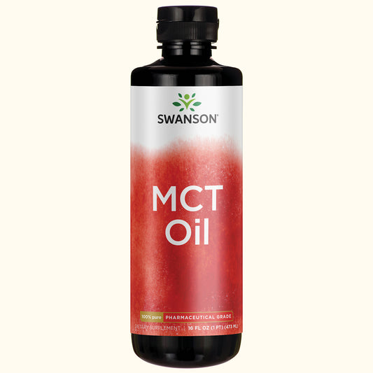 Swanson Suplemento Aceite de MCT 100 % puro, 16 onzas líquidas (473 ml)