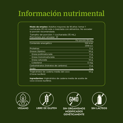 Swanson Suplemento Aceite de MCT 100 % puro, 16 onzas líquidas (473 ml)