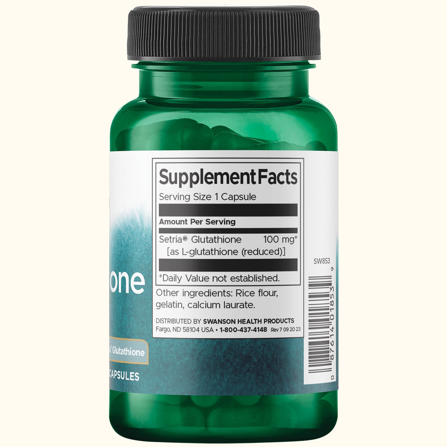 Swanson Suplemento de L-glutatión 100 mg, 100 cápsulas