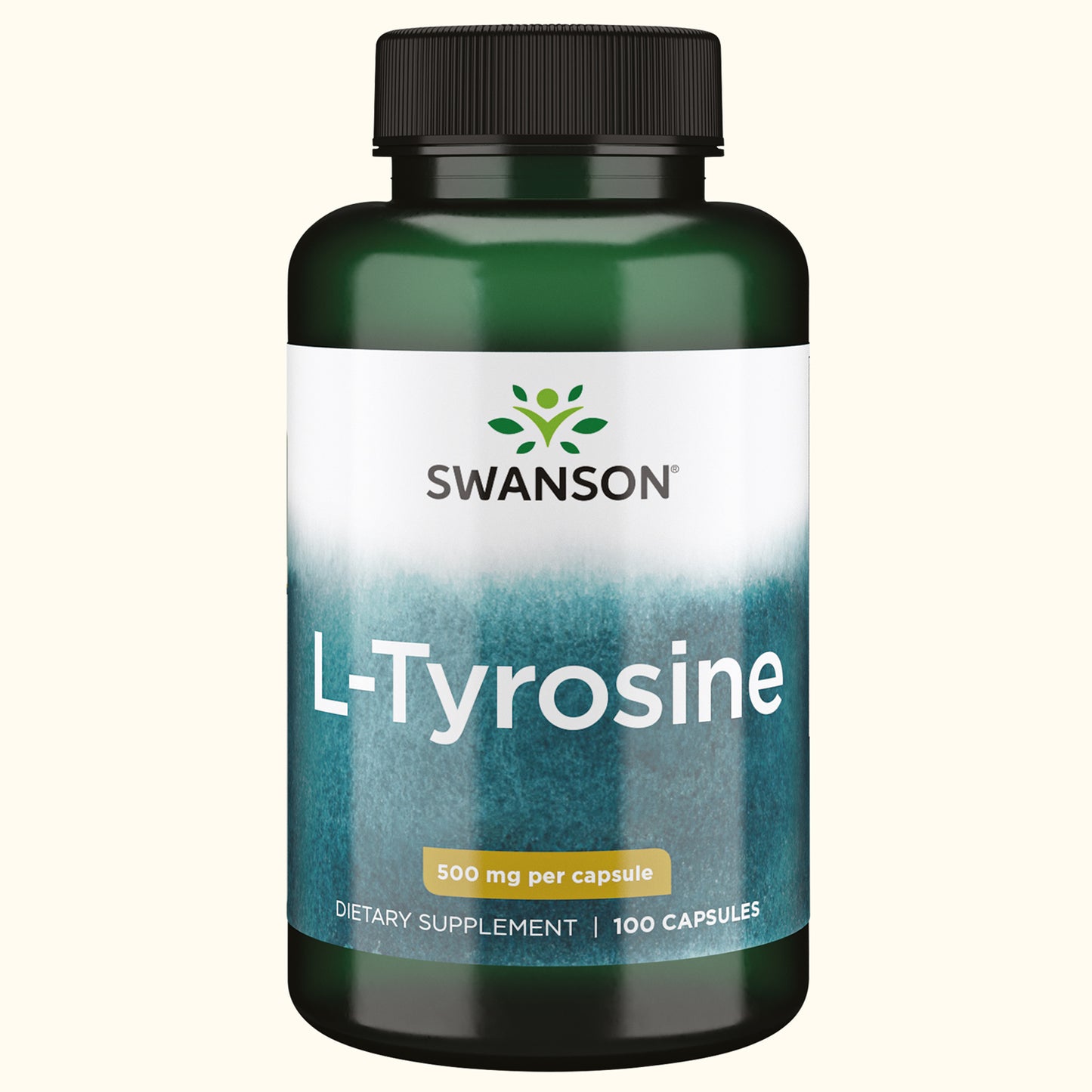 Swanson Suplemento de L-Tirosina 500 mg, 100 Cápsulas