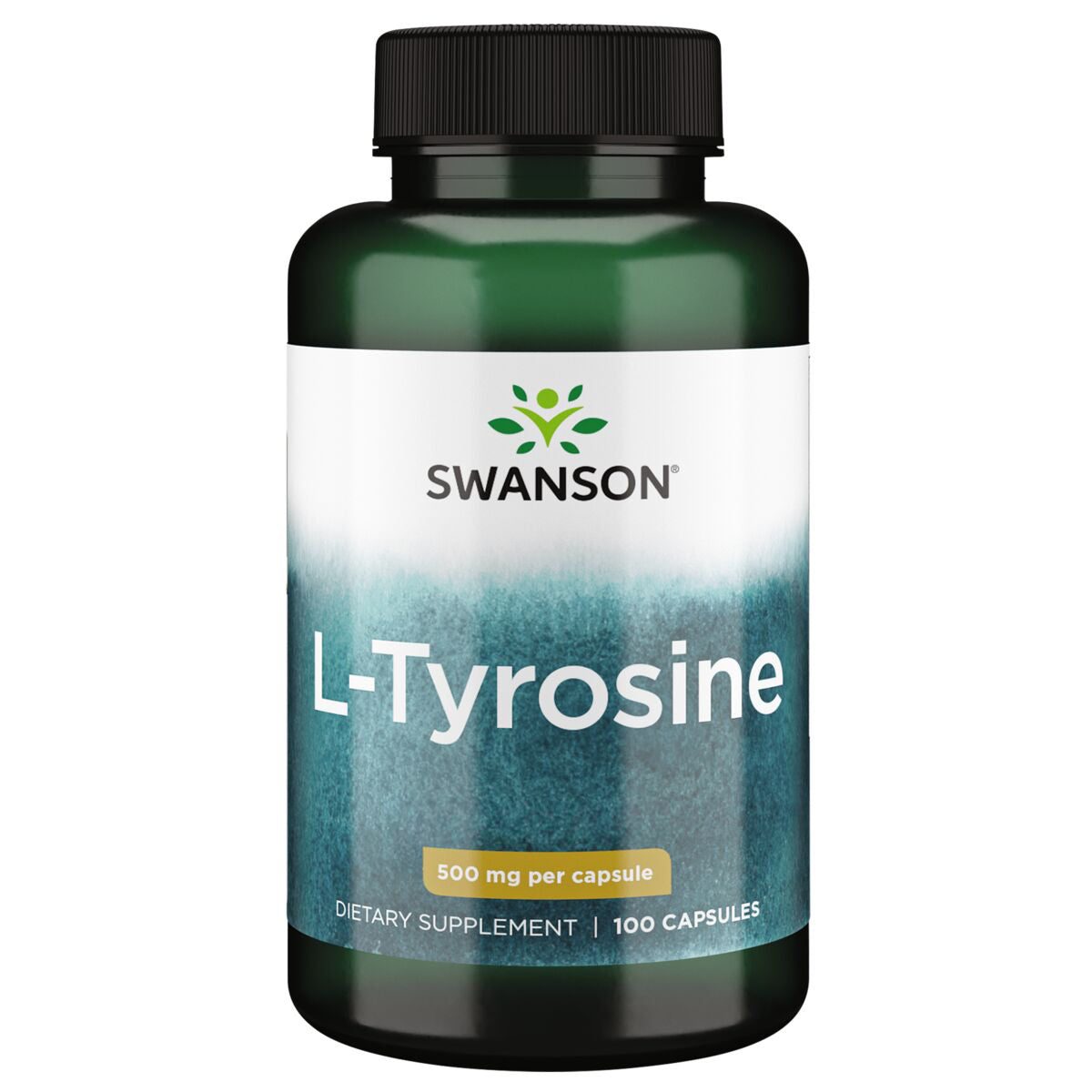 Swanson Suplemento de L-Tirosina 500 mg, 100 Cápsulas