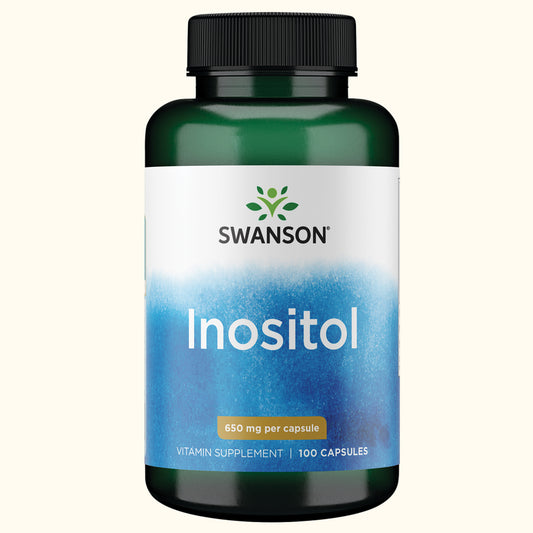 Swanson Suplemento de Inositol 650 mg, 100 Cápsulas