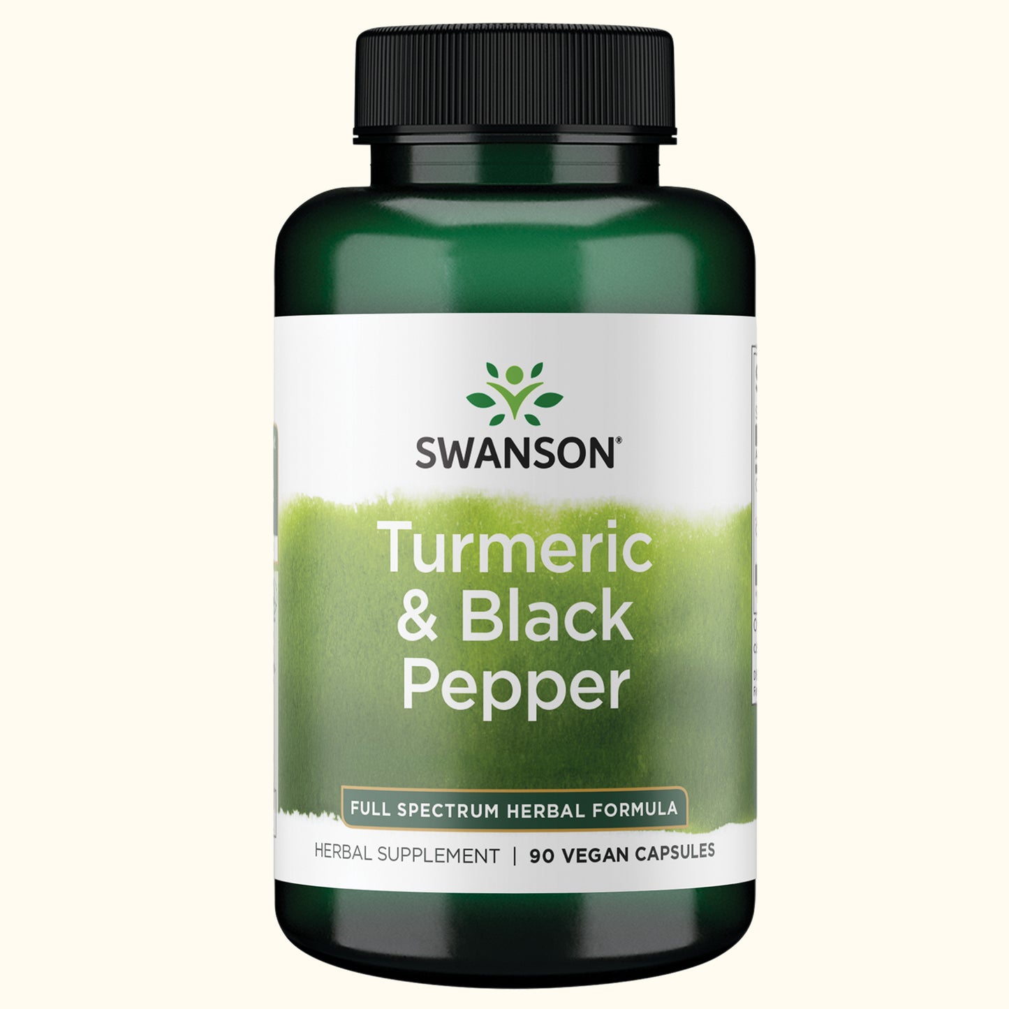 Swanson Suplemento de Cúrcuma y pimienta negra, 90 cápsulas