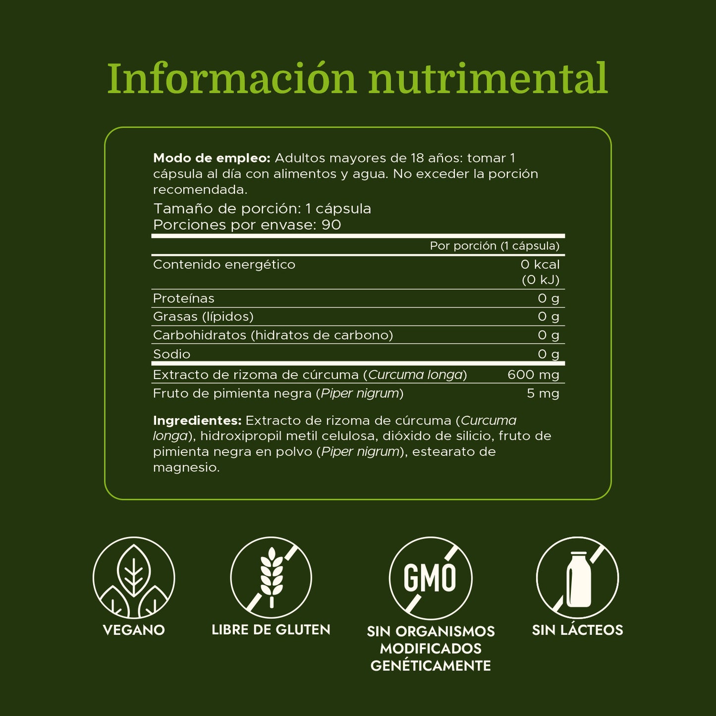 Swanson Suplemento de Cúrcuma y pimienta negra, 90 cápsulas