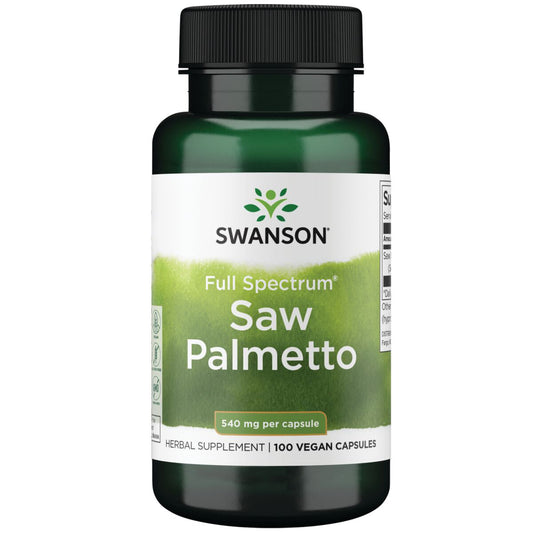 Saw Palmetto Swanson 540mg, 100 Capsulas