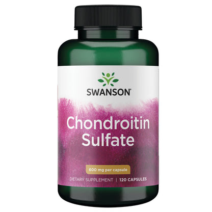 Swanson Suplemento Sulfato de Condroitina 600 mg, 120 caps