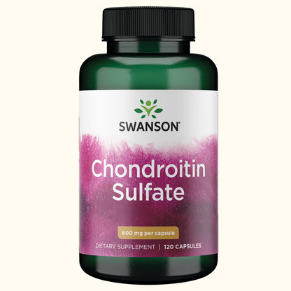 Swanson Suplemento Sulfato de Condroitina 600 mg, 120 caps