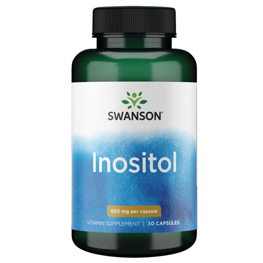 Swanson Suplemento de Inositol 650 mg, 30 cápsulas