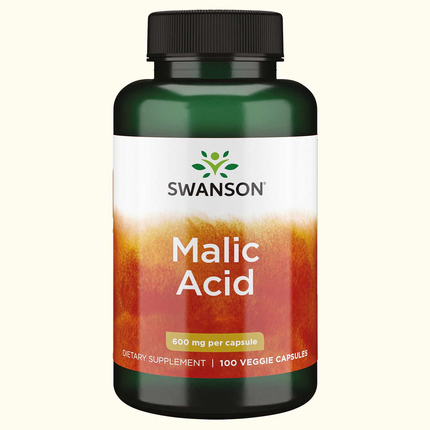 Swanson Suplemento de Ácido Málico 600 mg, 100 cápsulas