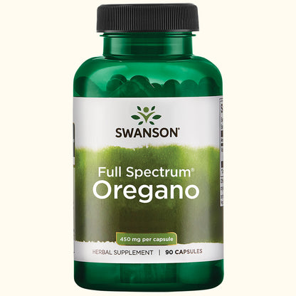 Swanson Suplemento de Orégano 450mg, 90 cápsulas