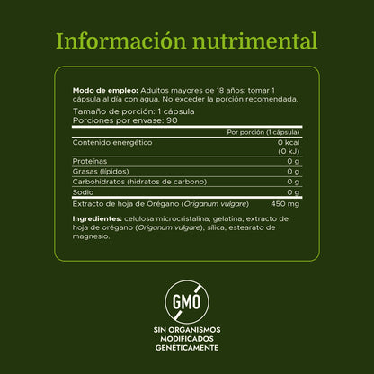 Swanson Suplemento de Orégano 450mg, 90 cápsulas