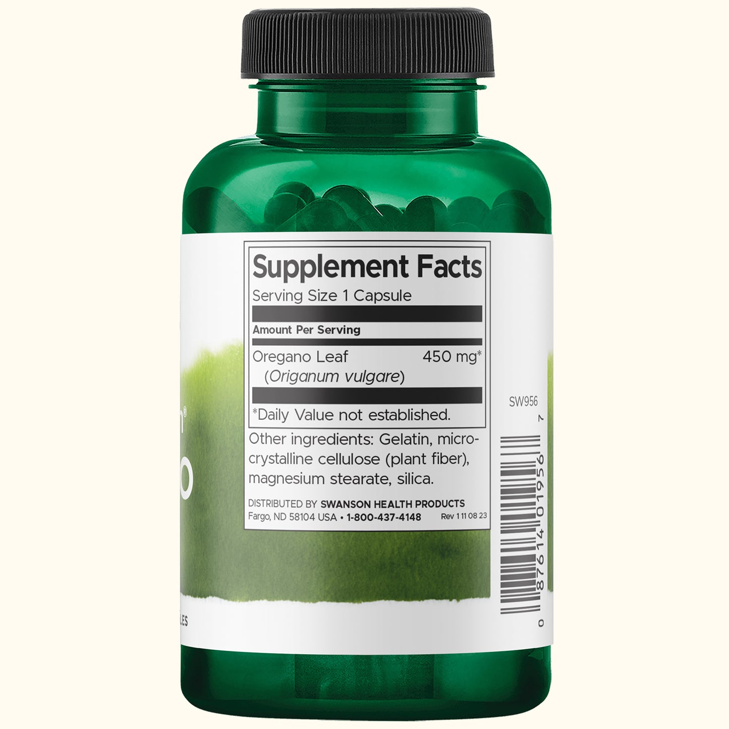 Swanson Suplemento de Orégano 450mg, 90 cápsulas
